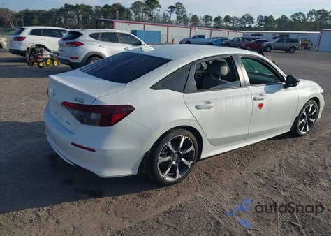 2025 Honda Civic Hybrid Sport/Sport Touring from USA, damaged, VIN 2HGFE4F80SH346775